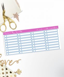 Task Headers,P-15 Planner Stickers