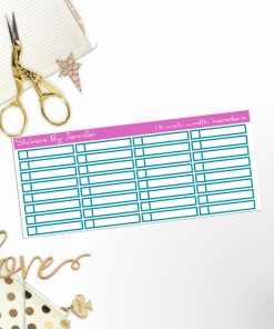 Task Headers P-20 Planner Stickers