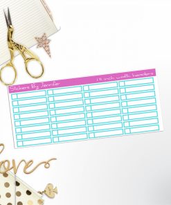 Task Headers P-23 Planner Stickers
