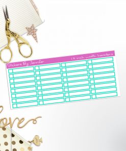 Task Headers P-25 Planner Stickers