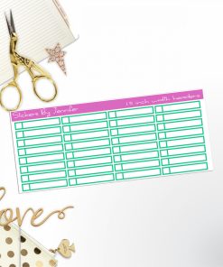 Task Headers P-27 Planner Stickers