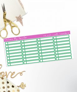 Task Headers P-30 Planner Stickers