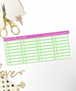 Task Headers P-36 Planner Stickers