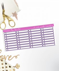 Task Headers,P-4 Planner Stickers