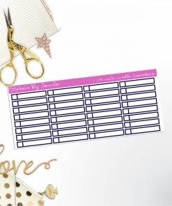 Task Headers,P-8 Planner Stickers