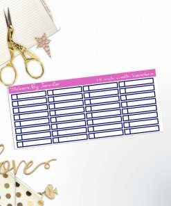 Task Headers,P-9 Planner Stickers