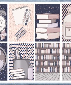 Study Full Box Planner Stickers, Big Happy Planner, Erin Condren, Classic Happy Planner