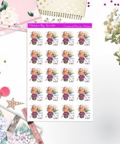 Watch The Sunset Character Girl Stickers, Planner Stickers, Journal Stickers, Functional Planner Stickers, Stationary Stickers