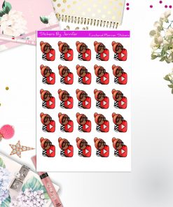 YouTube Stickers, Planner Stickers, Journal Stickers, Functional Planner Stickers, Stationary Stickers