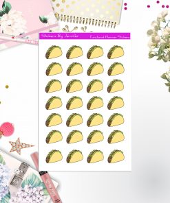 Tacos Stickers, Planner Stickers, Journal Stickers, Functional Planner Stickers, Stationary Stickers