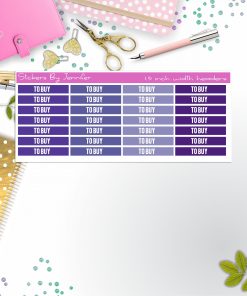 To Buy 026 Planner Headers, Planner Stickers, Journal Stickers, Functional Planner Stickers, Stationary Stickers