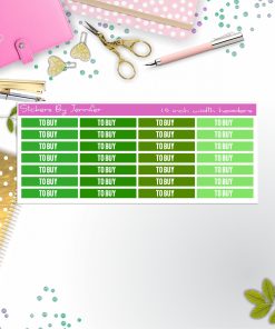 To Buy 034 Planner Headers, Planner Stickers, Journal Stickers, Functional Planner Stickers, Stationary Stickers