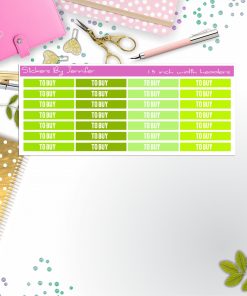 To Buy 035 Planner Headers, Planner Stickers, Journal Stickers, Functional Planner Stickers, Stationary Stickers