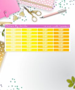 To Buy 036 Planner Headers, Planner Stickers, Journal Stickers, Functional Planner Stickers, Stationary Stickers