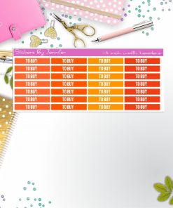 To Buy 037 Planner Headers, Planner Stickers, Journal Stickers, Functional Planner Stickers, Stationary Stickers
