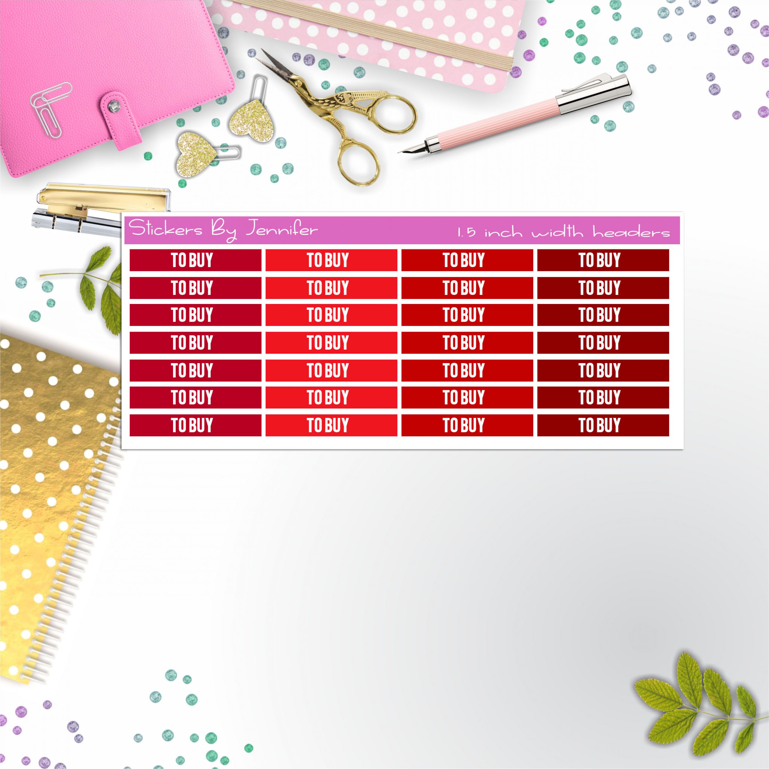 To Buy 039 Planner Headers, Planner Stickers, Journal Stickers, Functional Planner Stickers, Stationary Stickers