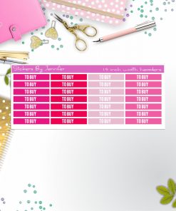 To Buy 044 Planner Headers, Planner Stickers, Journal Stickers, Functional Planner Stickers, Stationary Stickers