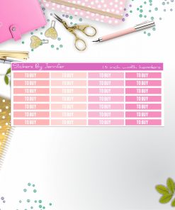 To Buy 045 Planner Headers, Planner Stickers, Journal Stickers, Functional Planner Stickers, Stationary Stickers