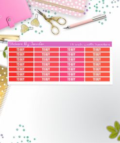 To Buy 046 Planner Headers, Planner Stickers, Journal Stickers, Functional Planner Stickers, Stationary Stickers