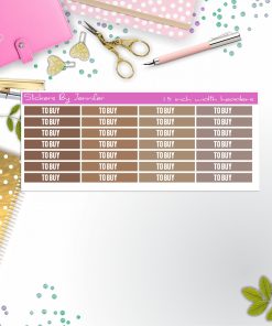 To Buy 049 Planner Headers, Planner Stickers, Journal Stickers, Functional Planner Stickers, Stationary Stickers