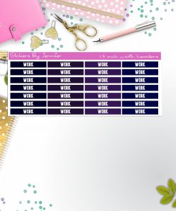Work 077 Planner Headers, Planner Stickers, Journal Stickers, Functional Planner Stickers, Stationary Stickers