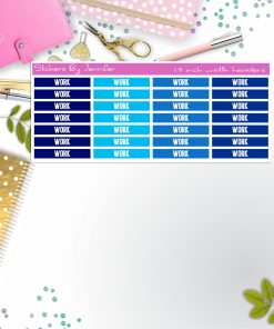 Work 078 Planner Headers, Planner Stickers, Journal Stickers, Functional Planner Stickers, Stationary Stickers