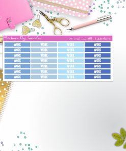 Work 079 Planner Headers, Planner Stickers, Journal Stickers, Functional Planner Stickers, Stationary Stickers
