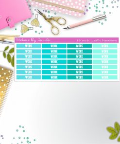 Work 081 Planner Headers, Planner Stickers, Journal Stickers, Functional Planner Stickers, Stationary Stickers