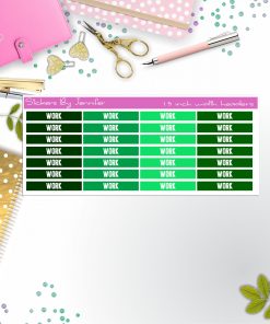 Work 083 Planner Headers, Planner Stickers, Journal Stickers, Functional Planner Stickers, Stationary Stickers