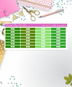 Work 084 Planner Headers, Planner Stickers, Journal Stickers, Functional Planner Stickers, Stationary Stickers