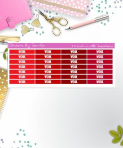 Work 089 Planner Headers, Planner Stickers, Journal Stickers, Functional Planner Stickers, Stationary Stickers