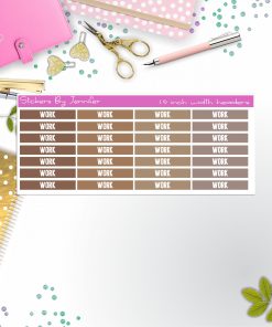 Work 099 Planner Headers, Planner Stickers, Journal Stickers, Functional Planner Stickers, Stationary Stickers