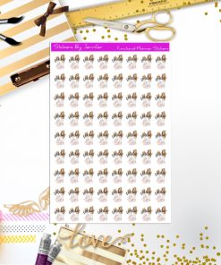 Cardio Icon Stickers, Planner Stickers, Journal Stickers, Functional Planner Stickers, Stationary Stickers