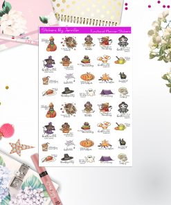 Fall Bucket List Stickers, Planner Stickers, Journal Stickers, Functional Planner Stickers, Stationary Stickers
