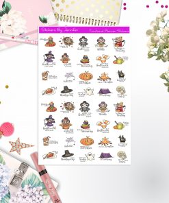 Fall Bucket List Stickers, Planner Stickers, Journal Stickers, Functional Planner Stickers, Stationary Stickers