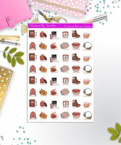 Fall Bucket List Stickers, Planner Stickers, Journal Stickers, Functional Planner Stickers, Stationary Stickers