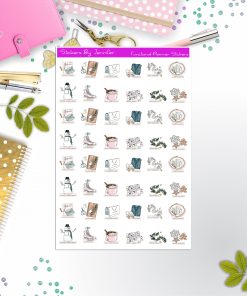 Winter Bucket List Stickers, Planner Stickers, Journal Stickers, Functional Planner Stickers, Stationary Stickers