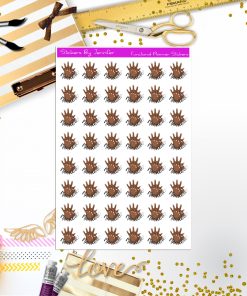 Manicure Icon Stickers, Planner Stickers, Journal Stickers, Functional Planner Stickers, Stationary Stickers
