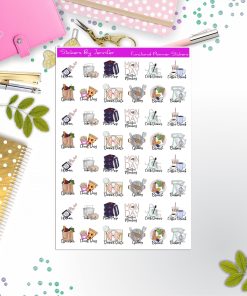 Foodie Icon Stickers, Planner Stickers, Journal Stickers, Functional Planner Stickers, Stationary Stickers