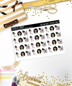 Deco Mini DD013, Planner Stickers, Bullet Journal, Functional Planner Stickers, Stationary Stickers