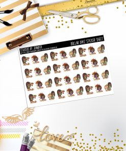 Deco Mini DD014, Planner Stickers, Bullet Journal, Functional Planner Stickers, Stationary Stickers