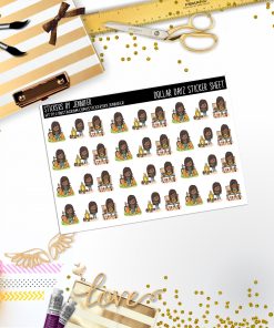 Deco Mini DD015, Planner Stickers, Bullet Journal, Functional Planner Stickers, Stationary Stickers