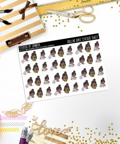 Deco Mini DD016, Planner Stickers, Bullet Journal, Functional Planner Stickers, Stationary Stickers