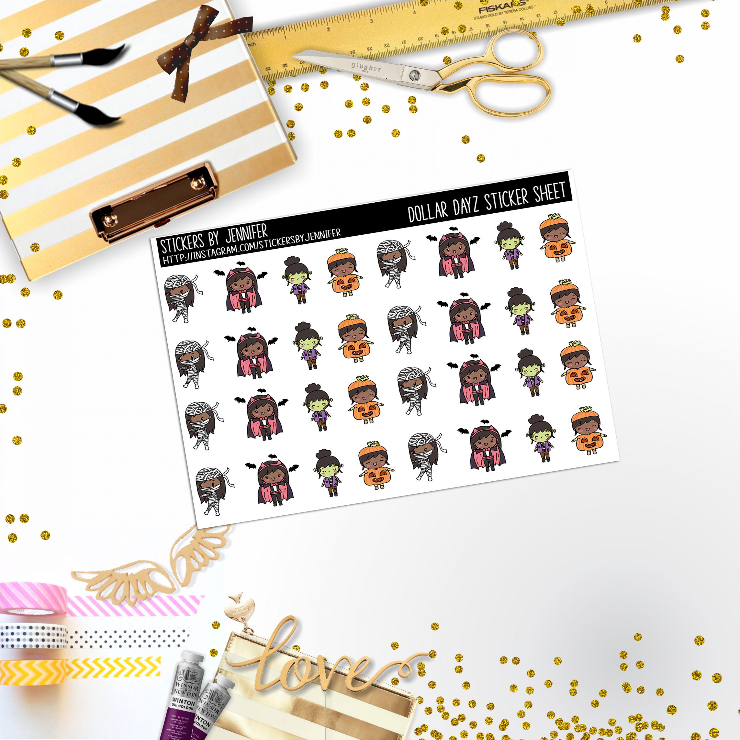 Deco Mini DD026, Planner Stickers, Bullet Journal, Functional Planner Stickers, Stationary Stickers