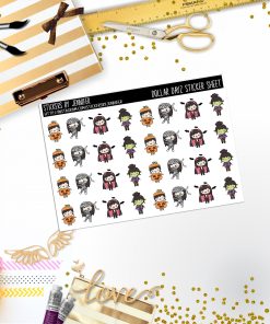Deco Mini DD038, Planner Stickers, Bullet Journal, Functional Planner Stickers, Stationary Stickers