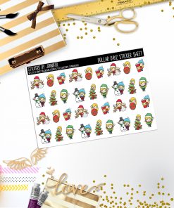 Deco Mini DD042, Planner Stickers, Bullet Journal, Functional Planner Stickers, Stationary Stickers