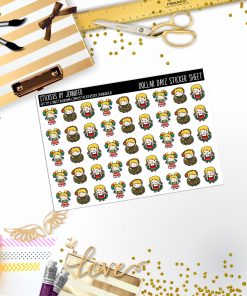 Deco Mini DD044, Planner Stickers, Bullet Journal, Functional Planner Stickers, Stationary Stickers