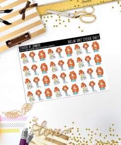 Deco Mini DD005, Planner Stickers, Bullet Journal, Functional Planner Stickers, Stationary Stickers