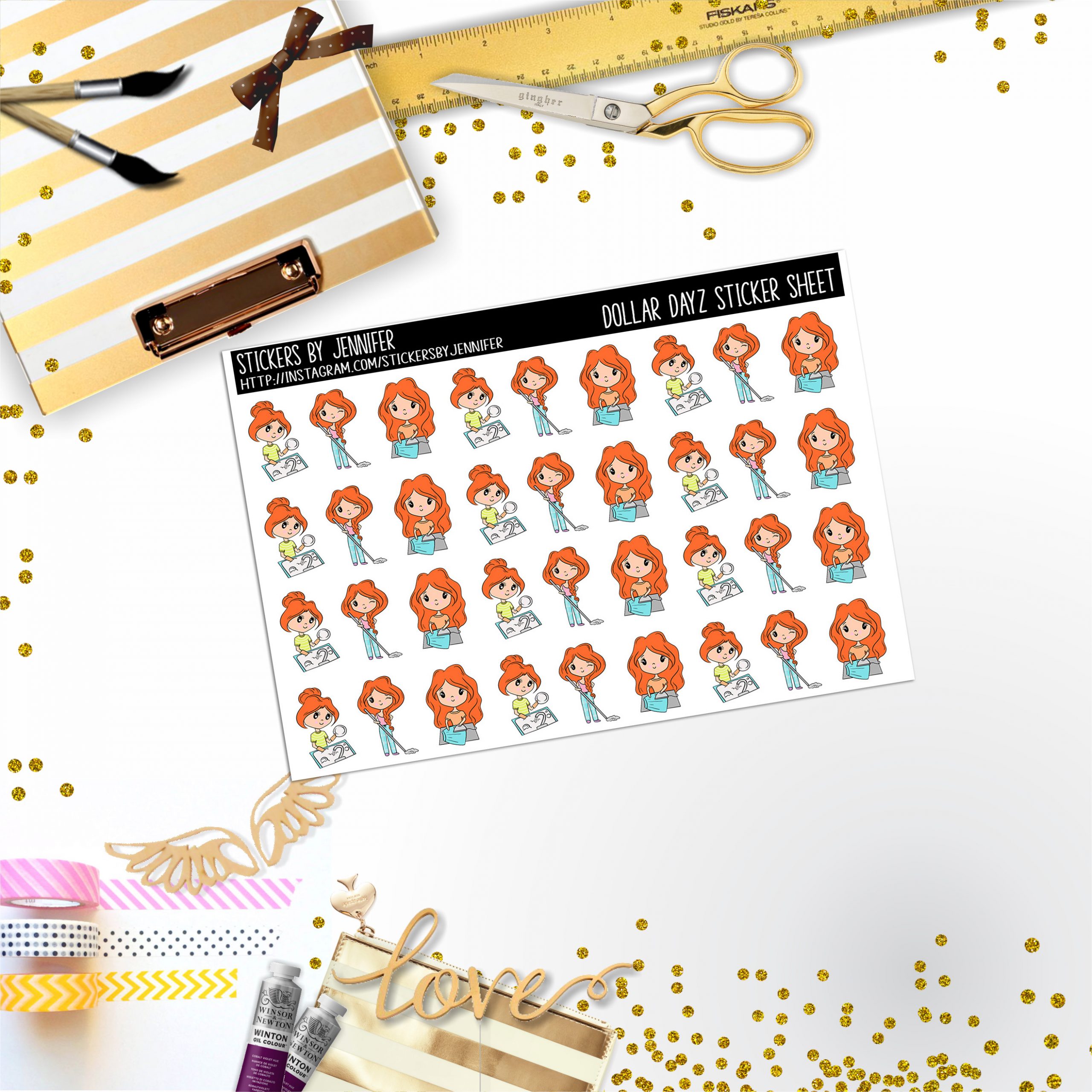 Deco Mini DD005, Planner Stickers, Bullet Journal, Functional Planner Stickers, Stationary Stickers