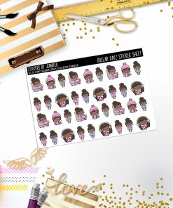 Deco Mini DD055, Planner Stickers, Bullet Journal, Functional Planner Stickers, Stationary Stickers